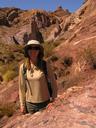 Ashe as we began our off the trail  venture into the rocky hills.